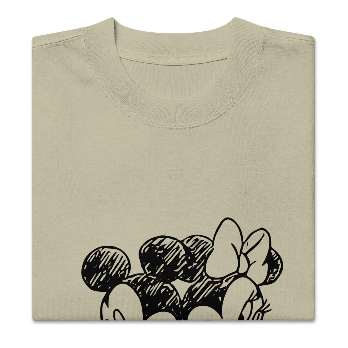 Oversized Mickey & Minnie Mouse Disney Faded T-shirt