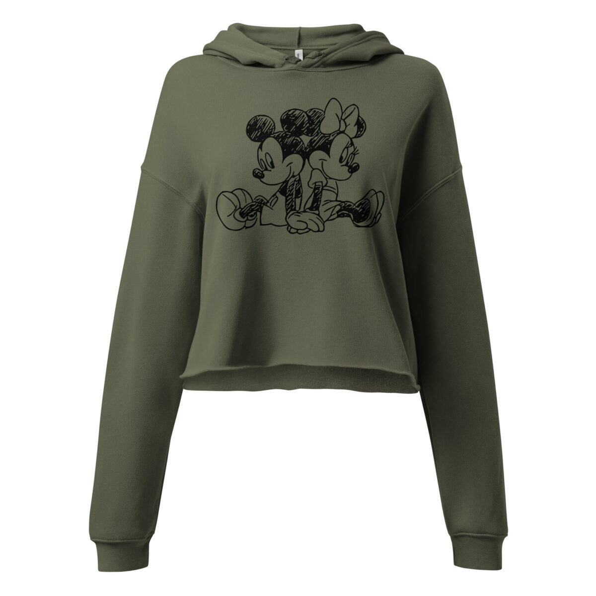 Mickey & Minnie Mouse Disney Crop Hoodie