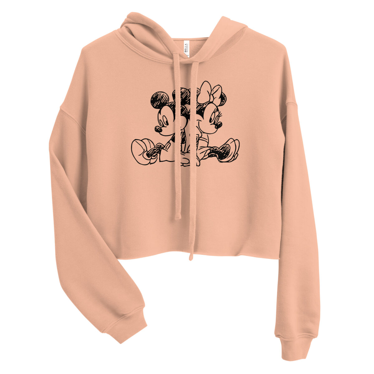 Mickey & Minnie Mouse Disney Crop Hoodie