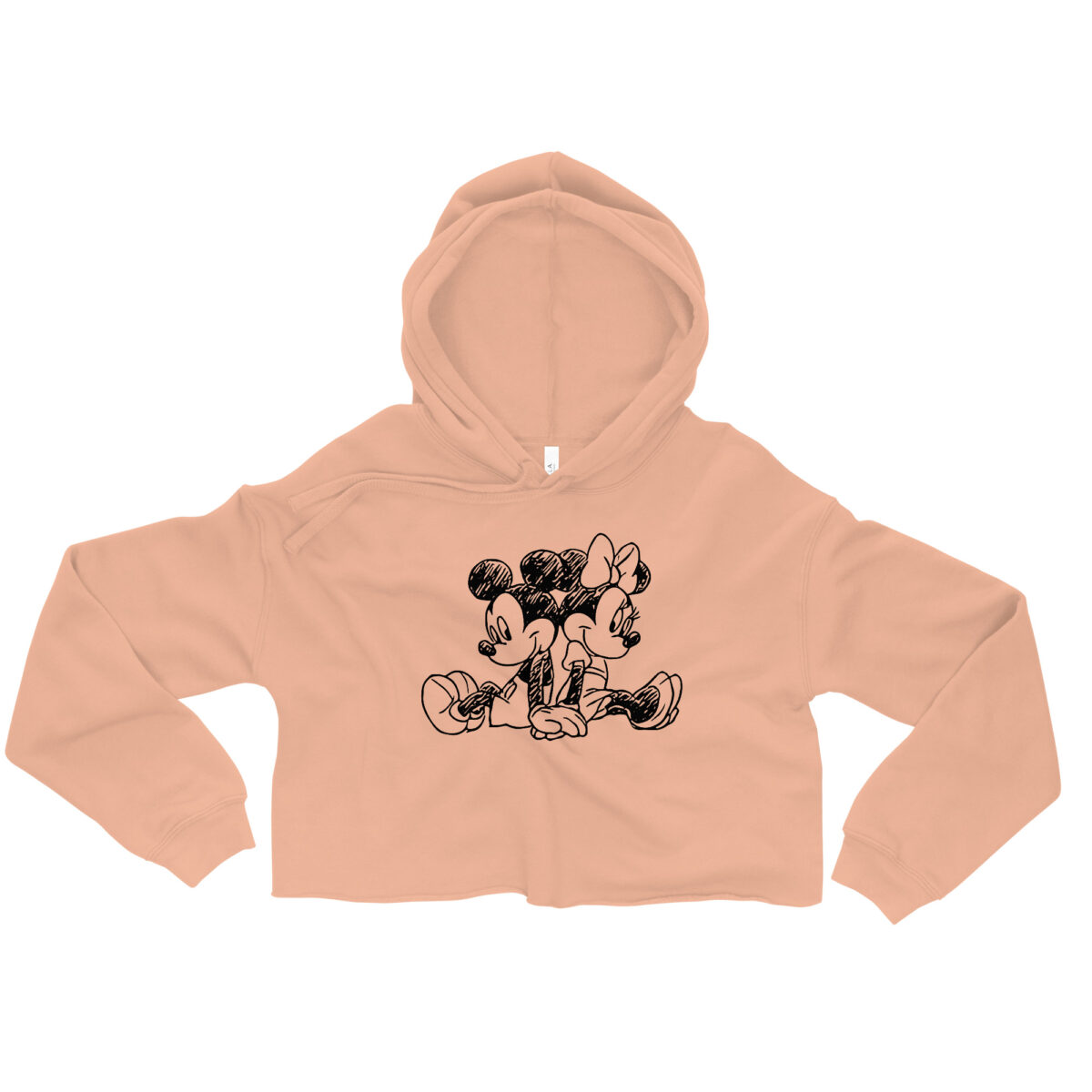 Mickey & Minnie Mouse Disney Crop Hoodie