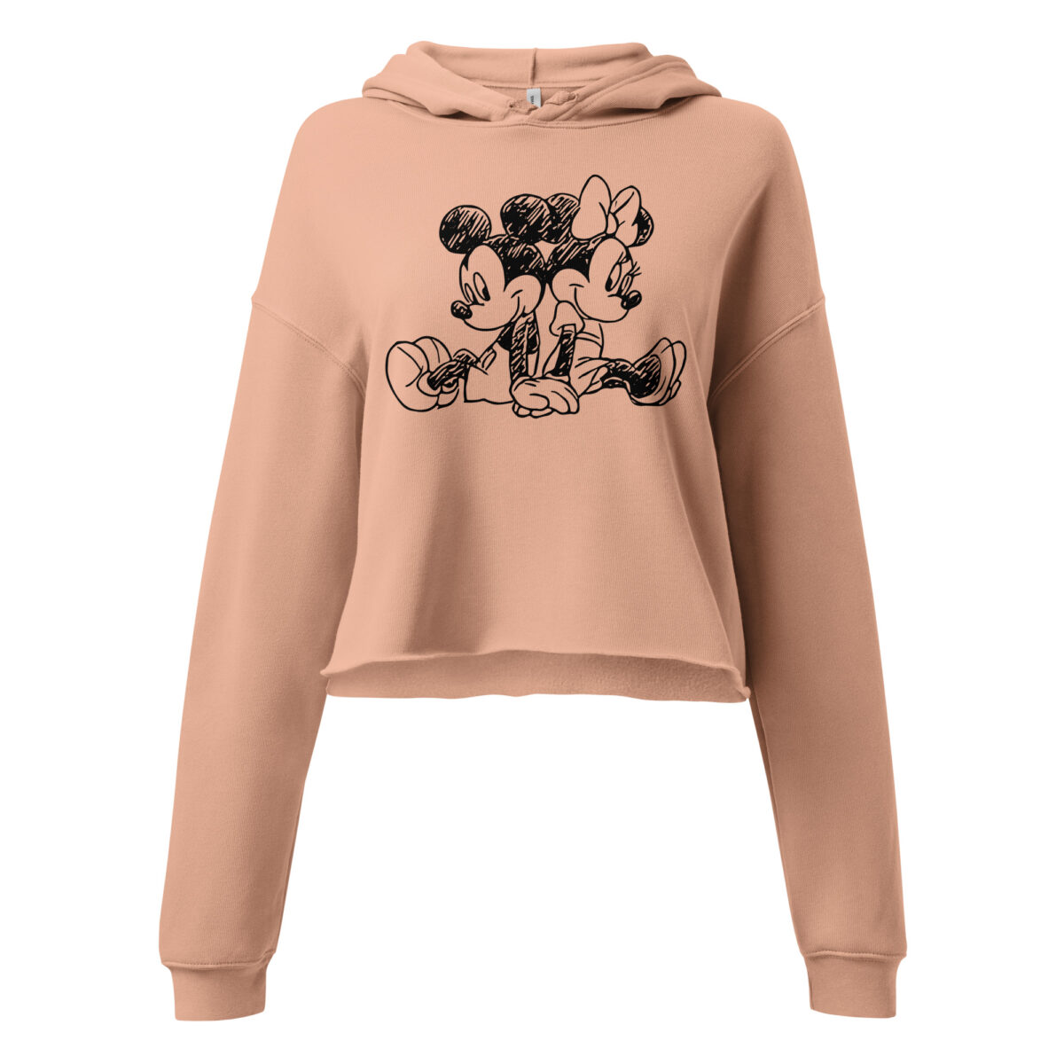 Mickey & Minnie Mouse Disney Crop Hoodie