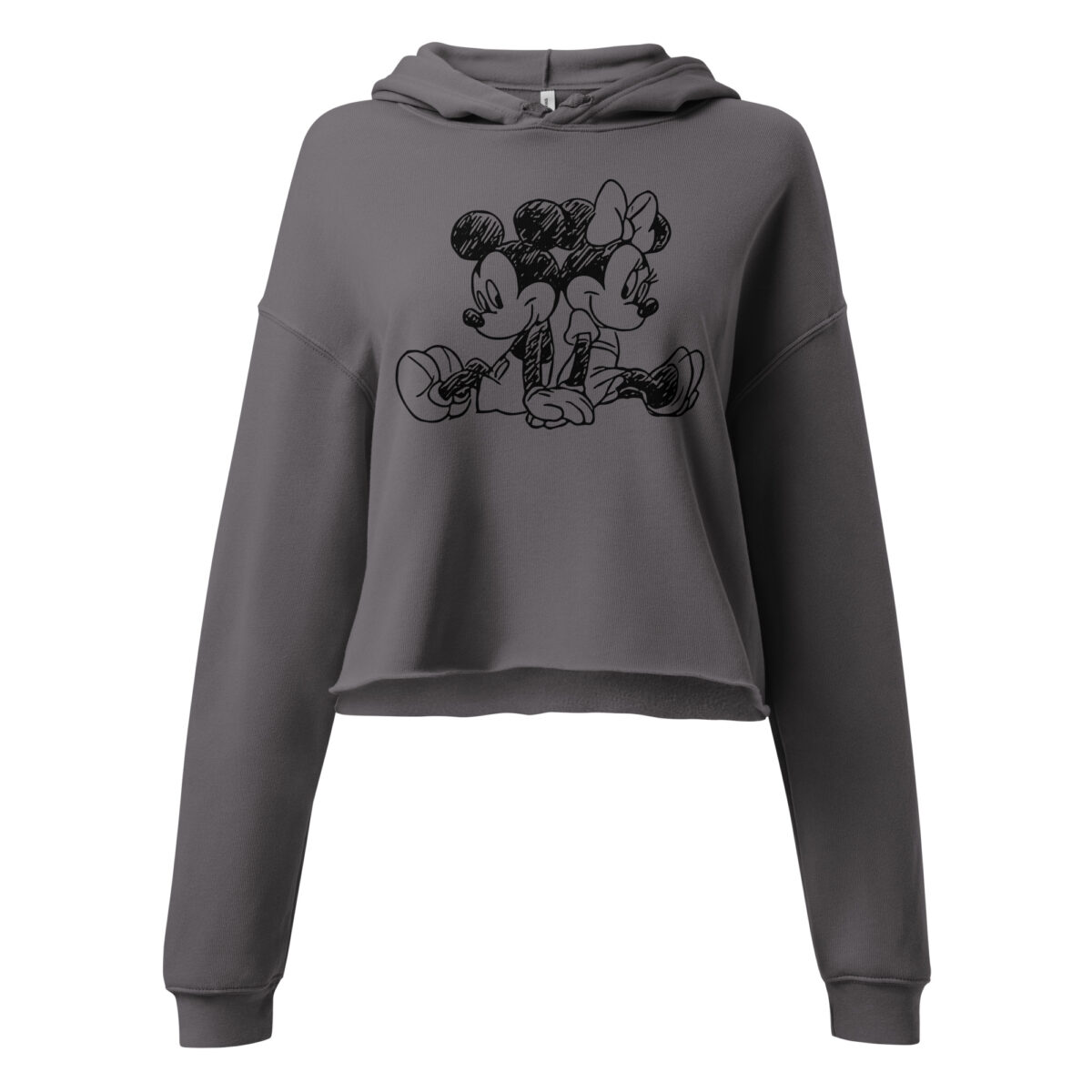 Women's Mickey & Minnie Mouse Disney Crop Hoodie