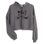 Women's Mickey & Minnie Mouse Disney Crop Hoodie