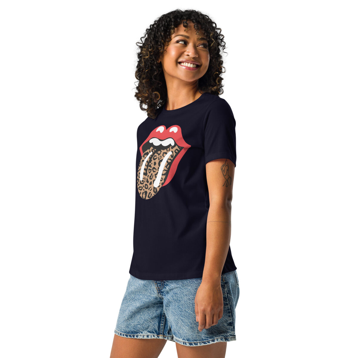 Women's Leopard-Mouth Relaxed T-Shirt