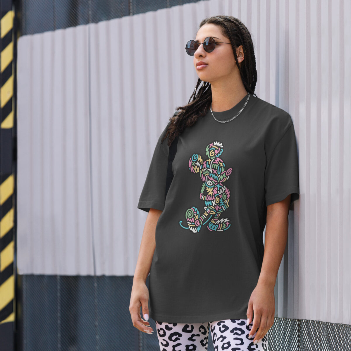 Mickey Mouse Disney Oversized Faded T-shirt