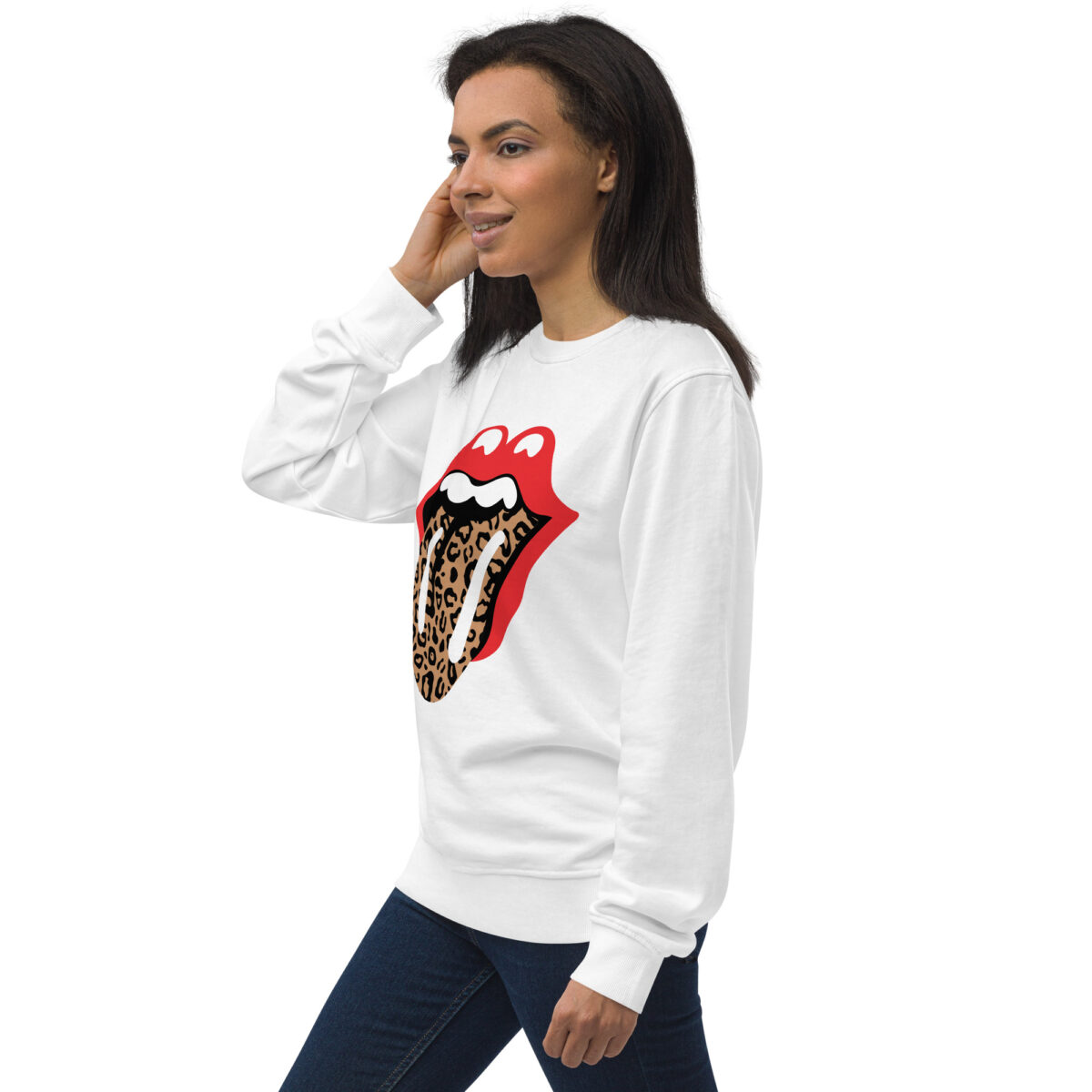 Women’s Leopard-Mouth Organic Sweatshirt