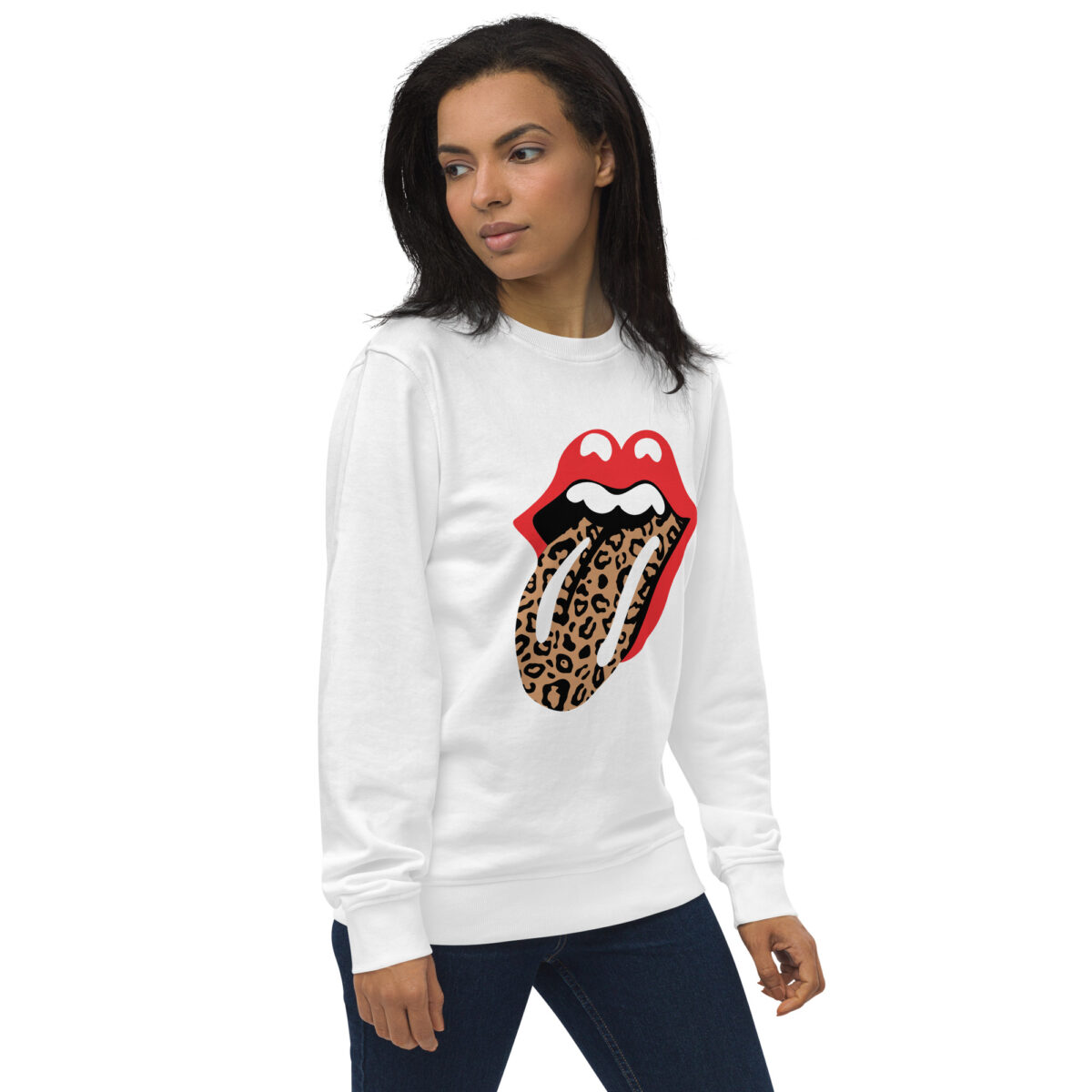 Women’s Leopard-Mouth Organic Sweatshirt