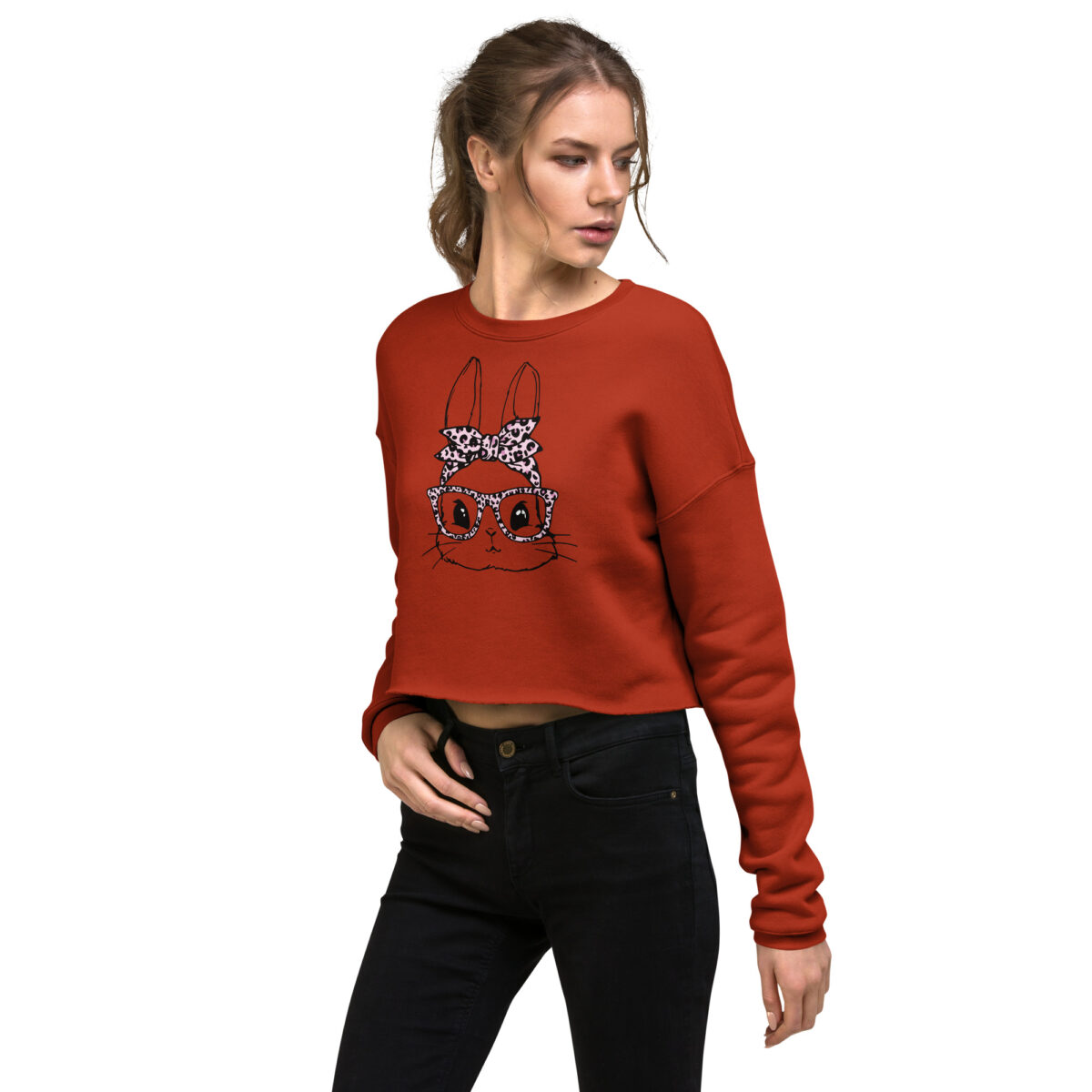 Women’s Minnie Mouse Love Disney Crop Sweatshirt