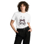 Bunny With Leopard Glasses & Bandana Tee