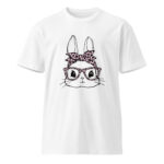 Bunny With Leopard Glasses & Bandana Tee