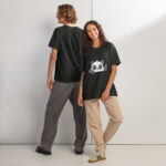 Unisex Oversized Panda Print T-shirt